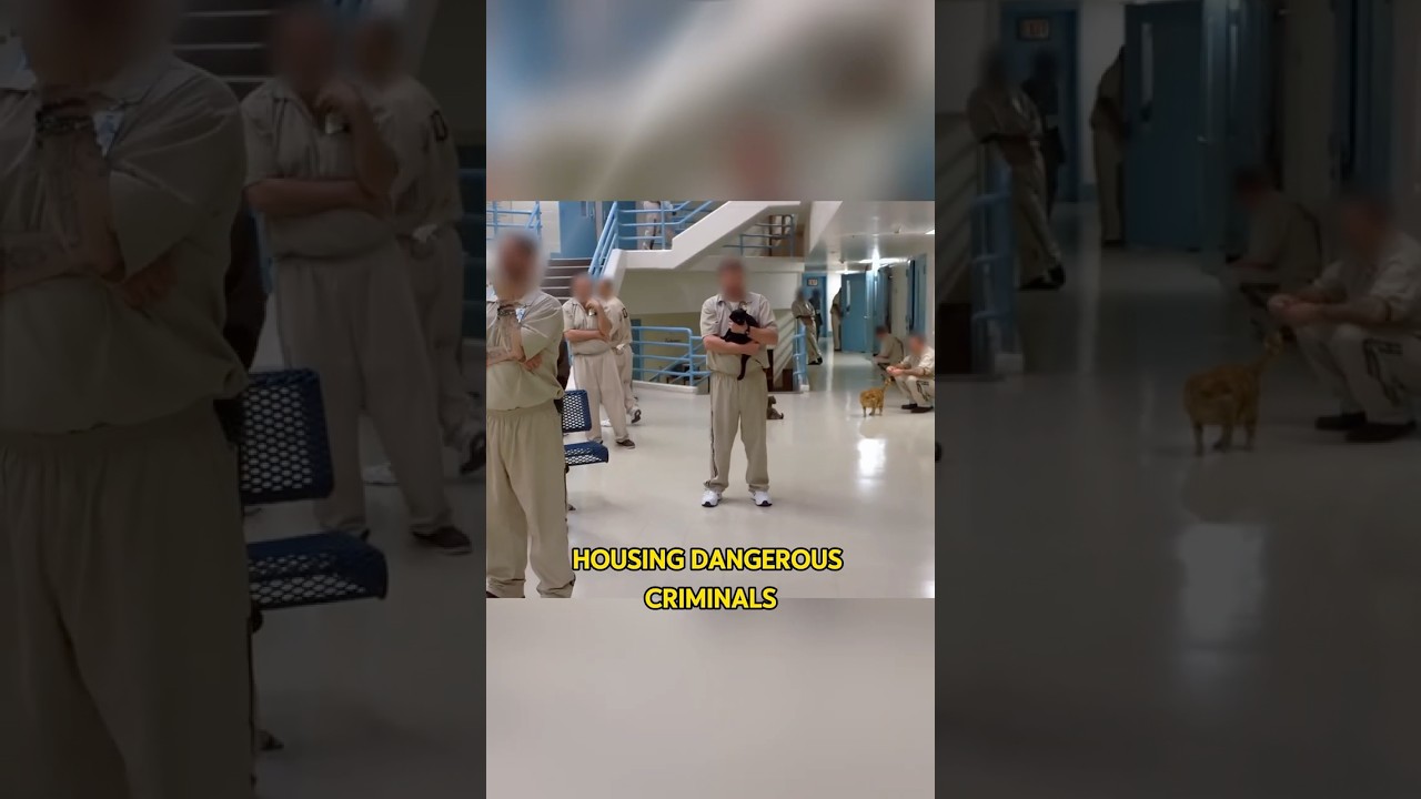 В этой тюрьме заключенным разрешают держать кошек