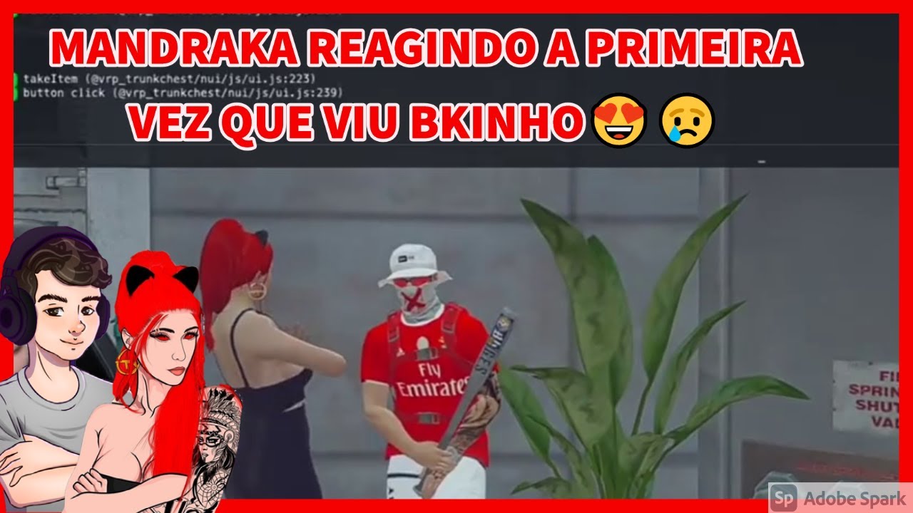 MANDRAKA REAGINDO O PRIMEIRO DIA QUE VIU BKINHO😍 Vão voltar?🥺