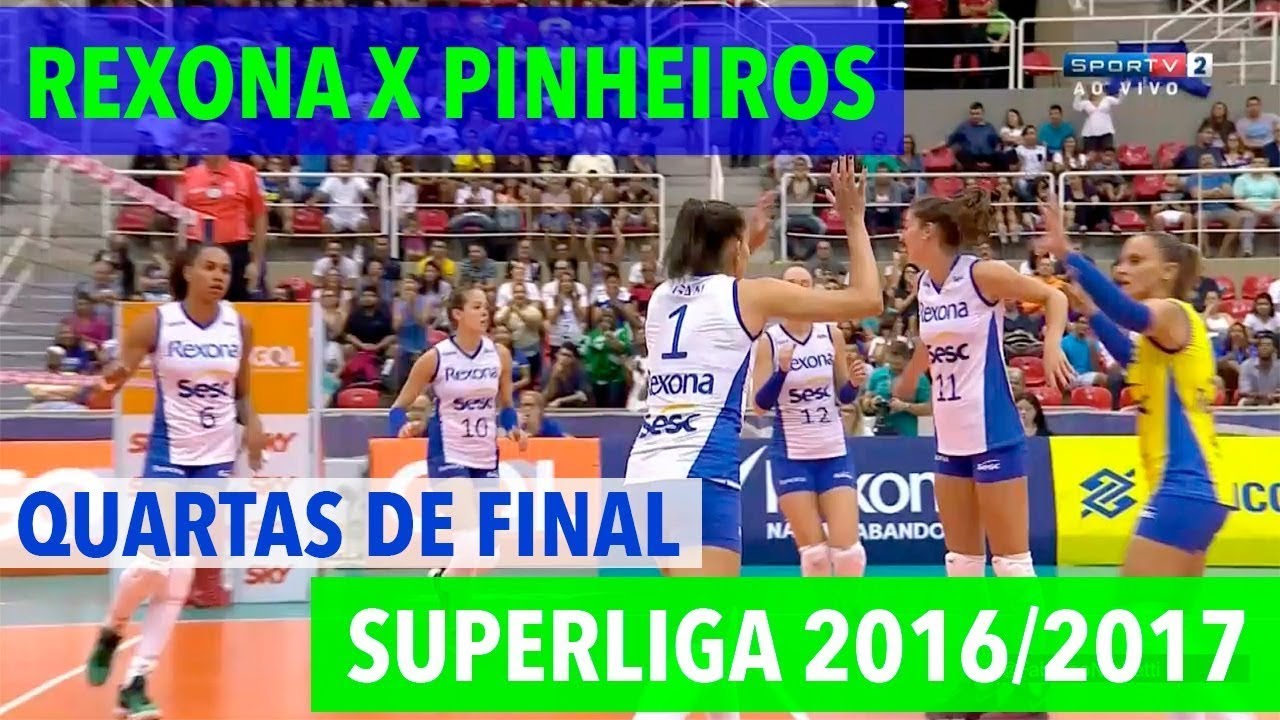 Rexona x Pinheiros - Quartas de Final (JOGO 2) - Superliga de Vôlei Feminino 2016-2017