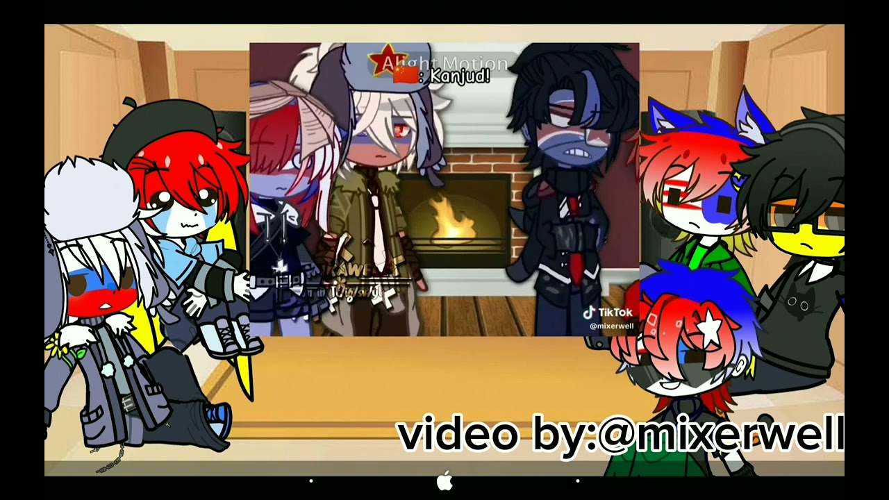 Reaction to country human|| part 2✨|| klo rame lanjut part 3 ya✨🌷||#countryhumans #reaction #gacha