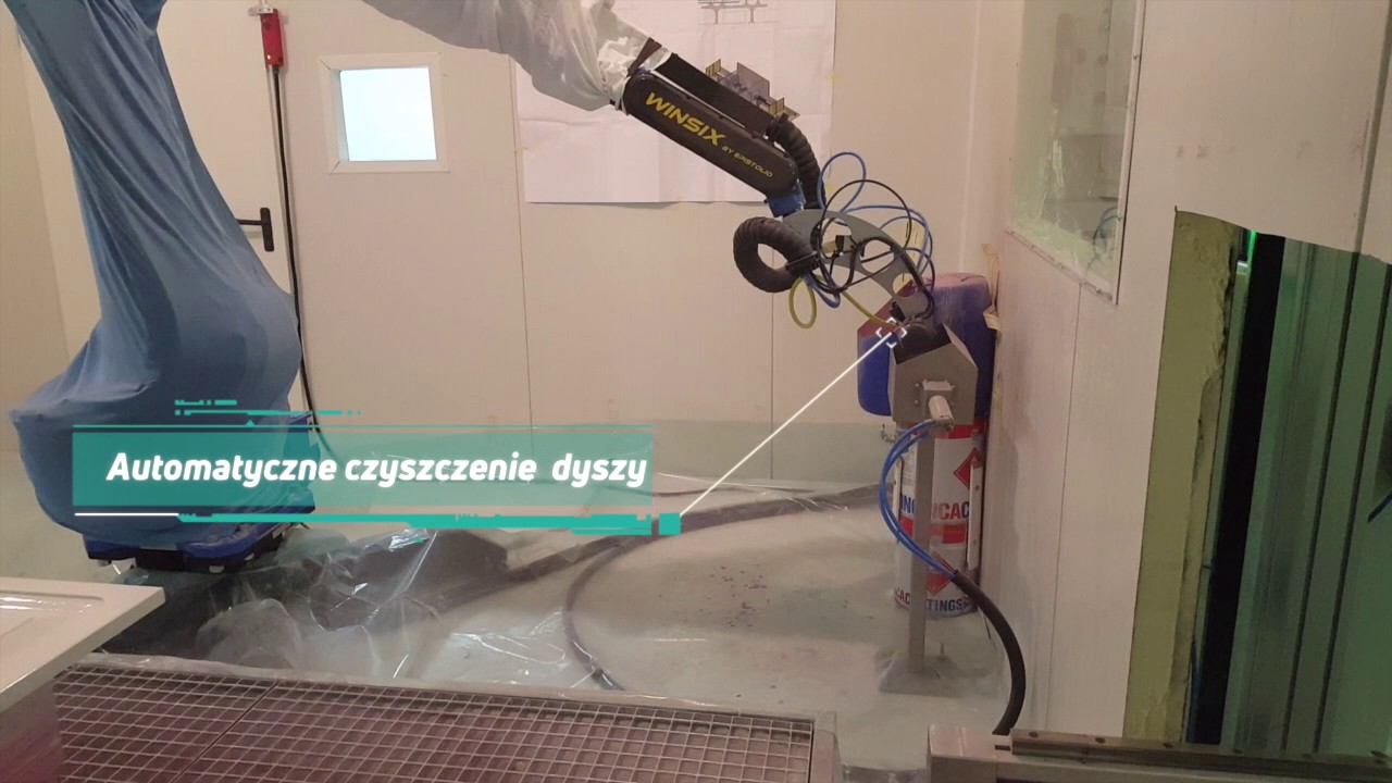 Robot lakierniczy do frontów