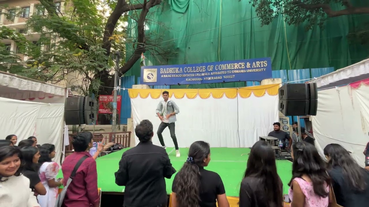 Solo dance performance on Davudi song in  #Badruka college 2025