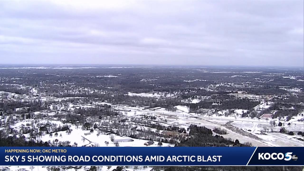 Tracking winter weather road conditions in OKC metro