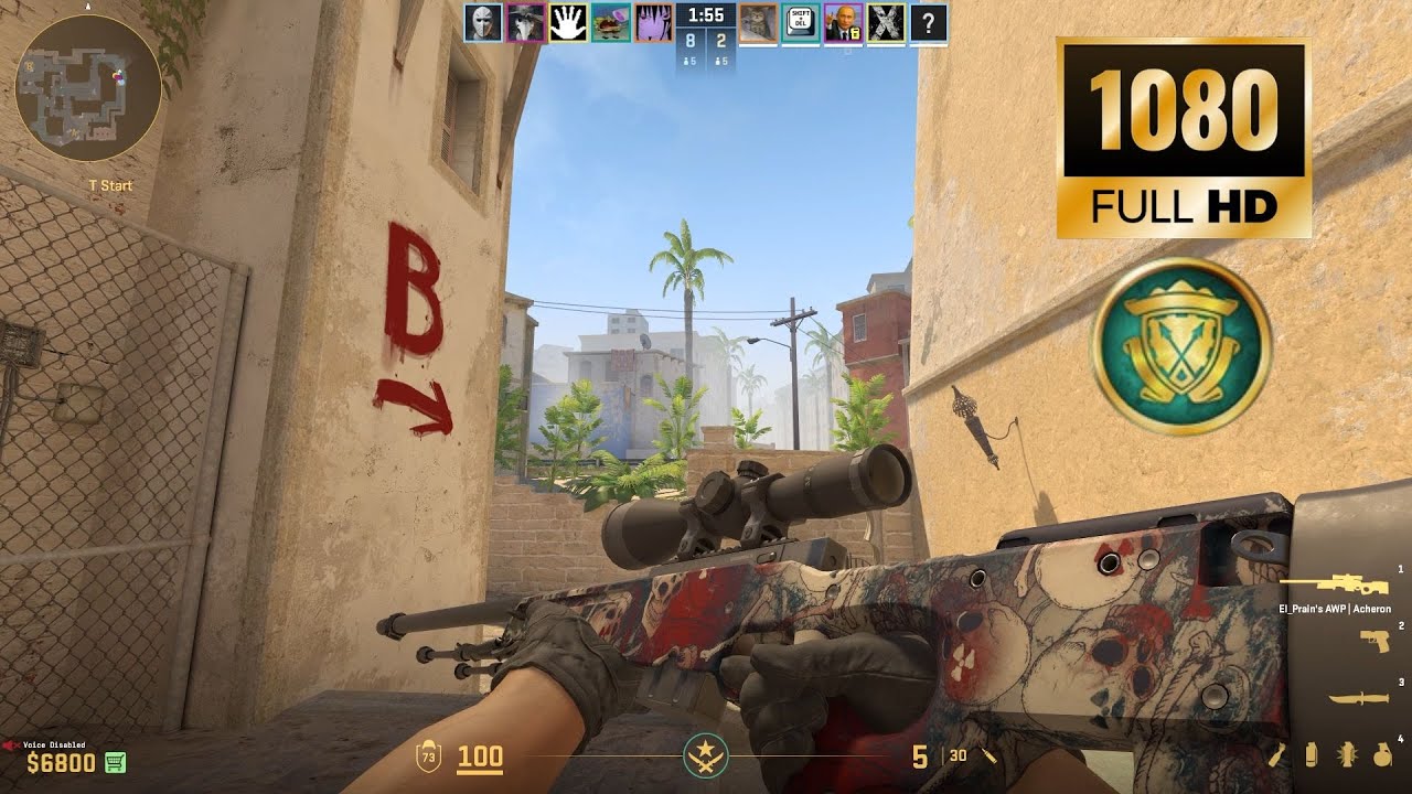 Counter Strike 2 Competitive Ranked Gameplay (No Commentary) #6