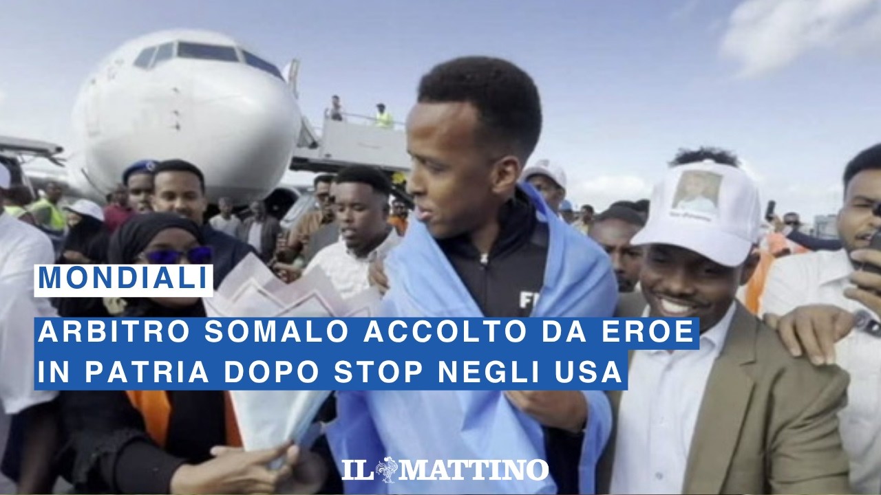 World Cup: Somali referee given a hero's welcome back home after US stop