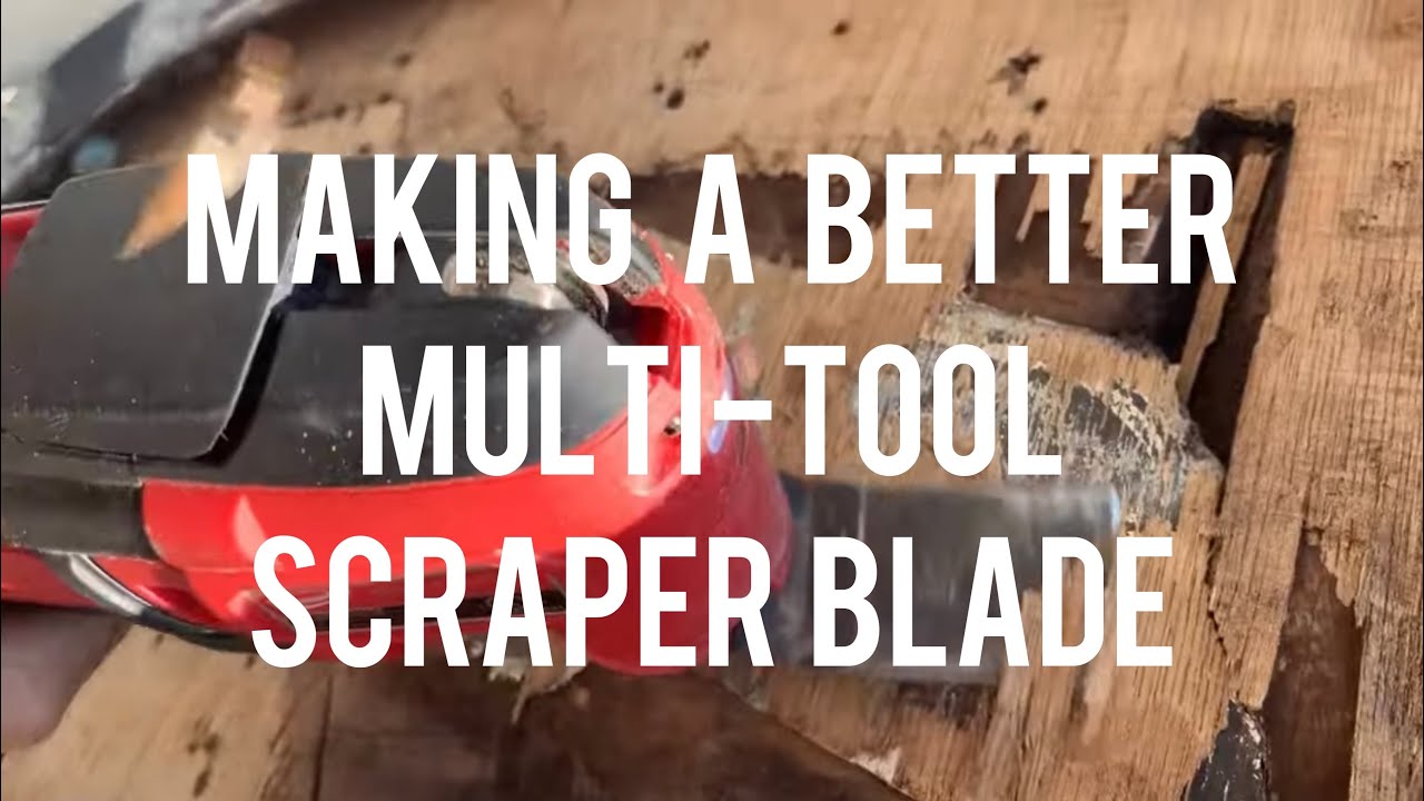 Making A Better Multitool Scraper Blade (Vertical Video)