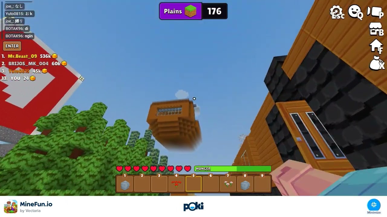 Minefun.io One block# WOW