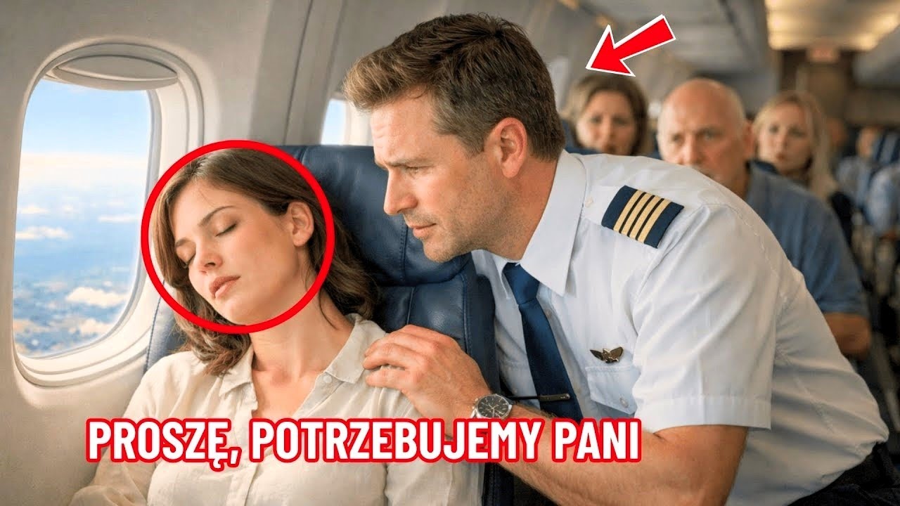 Zwykła studentka z rzędu 8… aż kapitan przerwał lot i zapytał „Czy na pokładzie jest pilot bojowy”