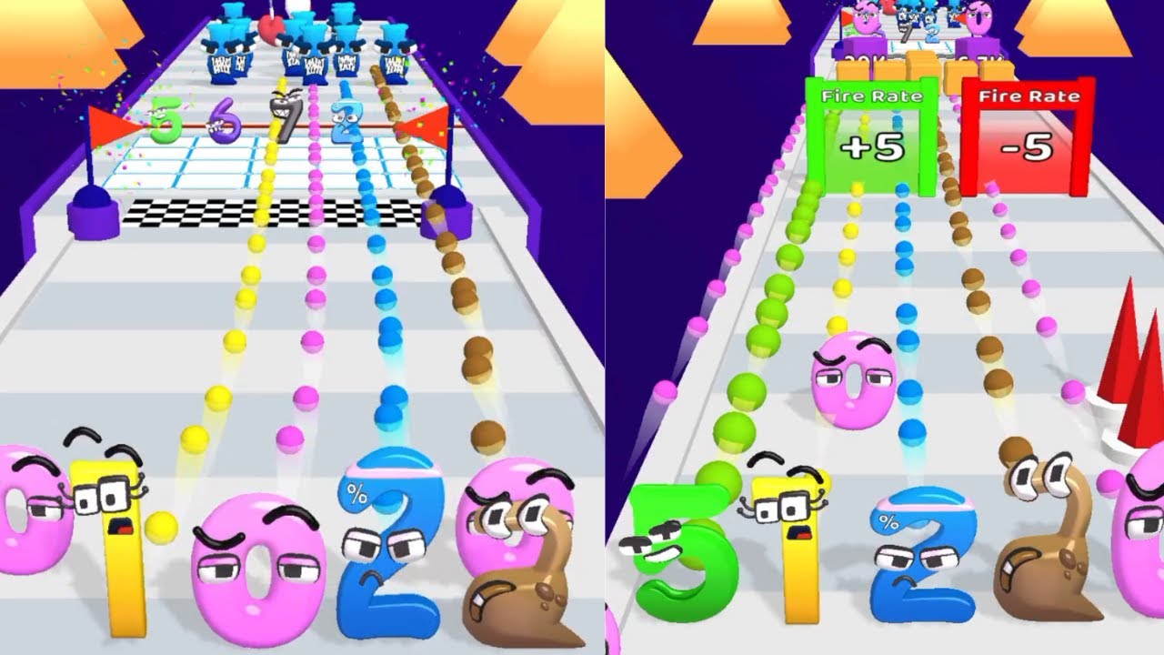 MERGE 'NUMBER LORE' Run 3D    Merge Battles ⭐ 1234567890 #2