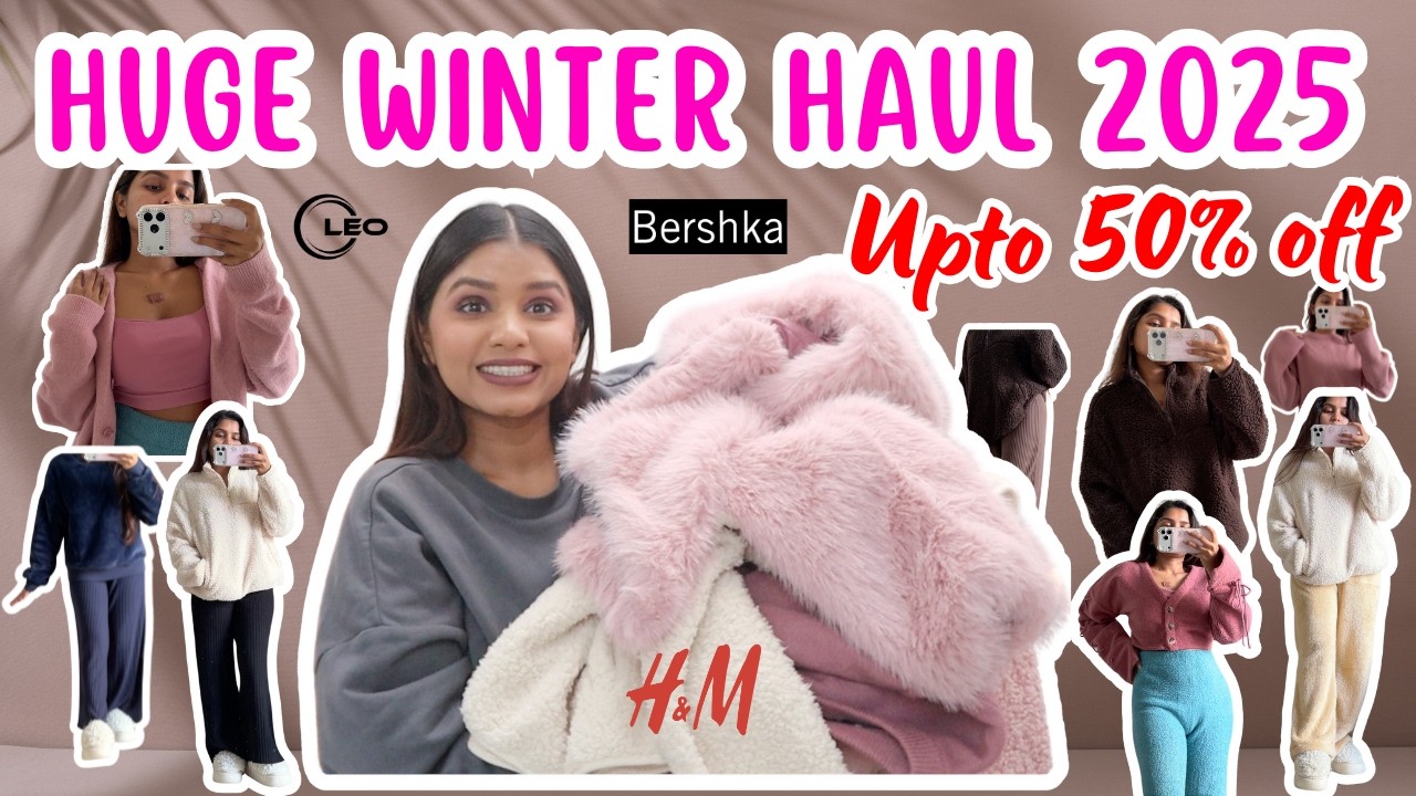 Huge winter haul 2025 | Upto 50% off | Myntra, H&M, Sarojini