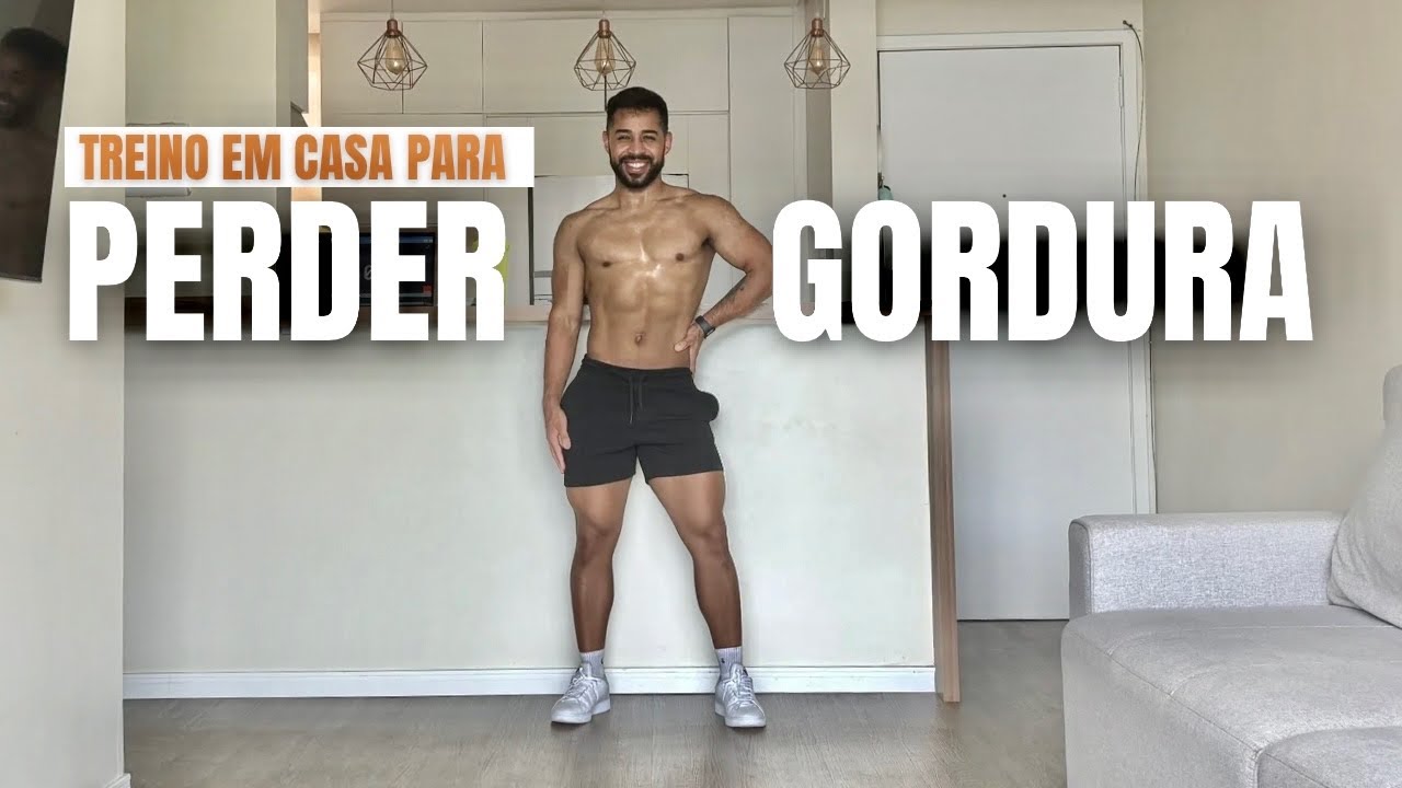 Treino Rápido em Casa para PERDER GORDURA - sem equipamentos