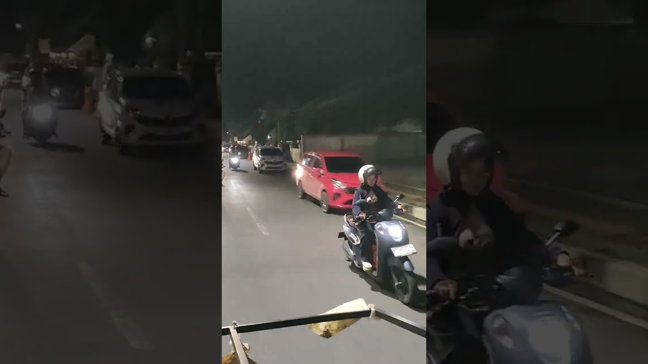 Inpo ljalan malam lewat jalan sebelah mol keren bolo