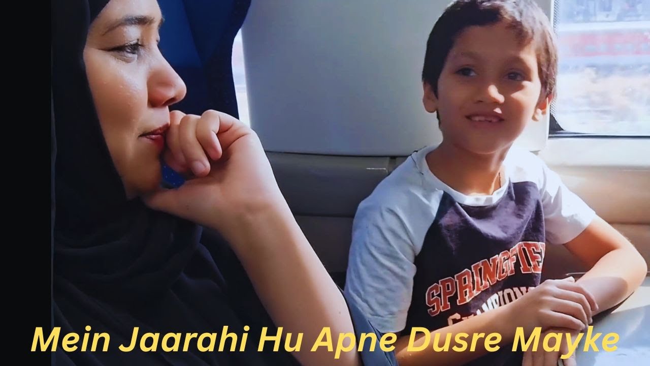 Vande Bharat Train Se Mera Safar | Dusre Mayke Ja Rahi Hu ❤️🚆 #travel #indianrailways #familyvlog