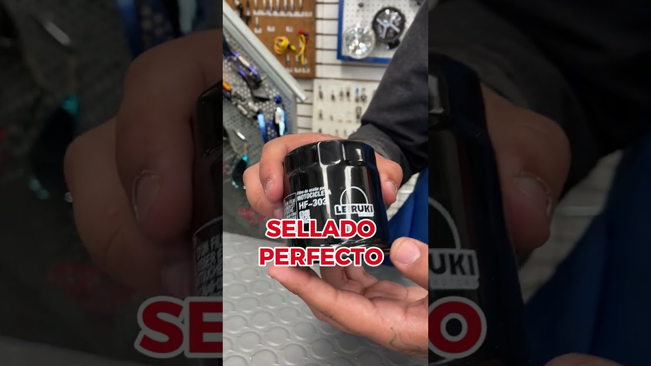 Descubre el Filtro de Aceite HF-155 de Leiruki: Protecci&oacute;n Total para tu Moto #moto #shorts #filtro