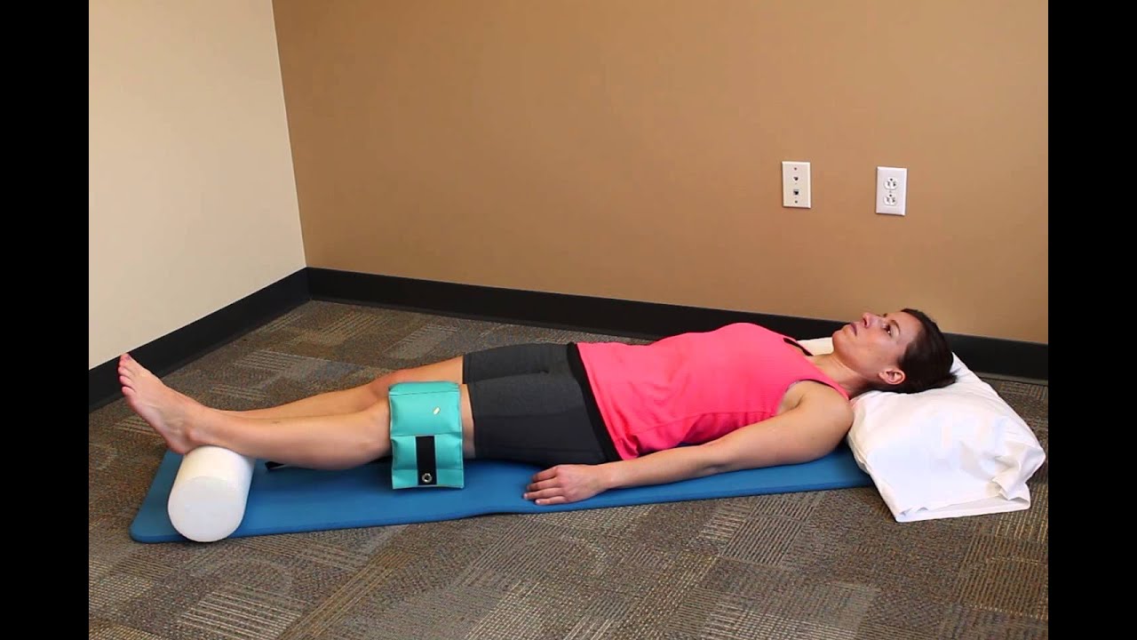 Supine Knee Extension Mobilization With Weight