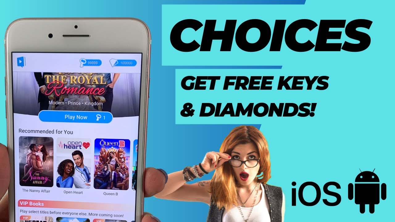 Choices Hack - MOD Gives Free Diamonds & Keys in Choices