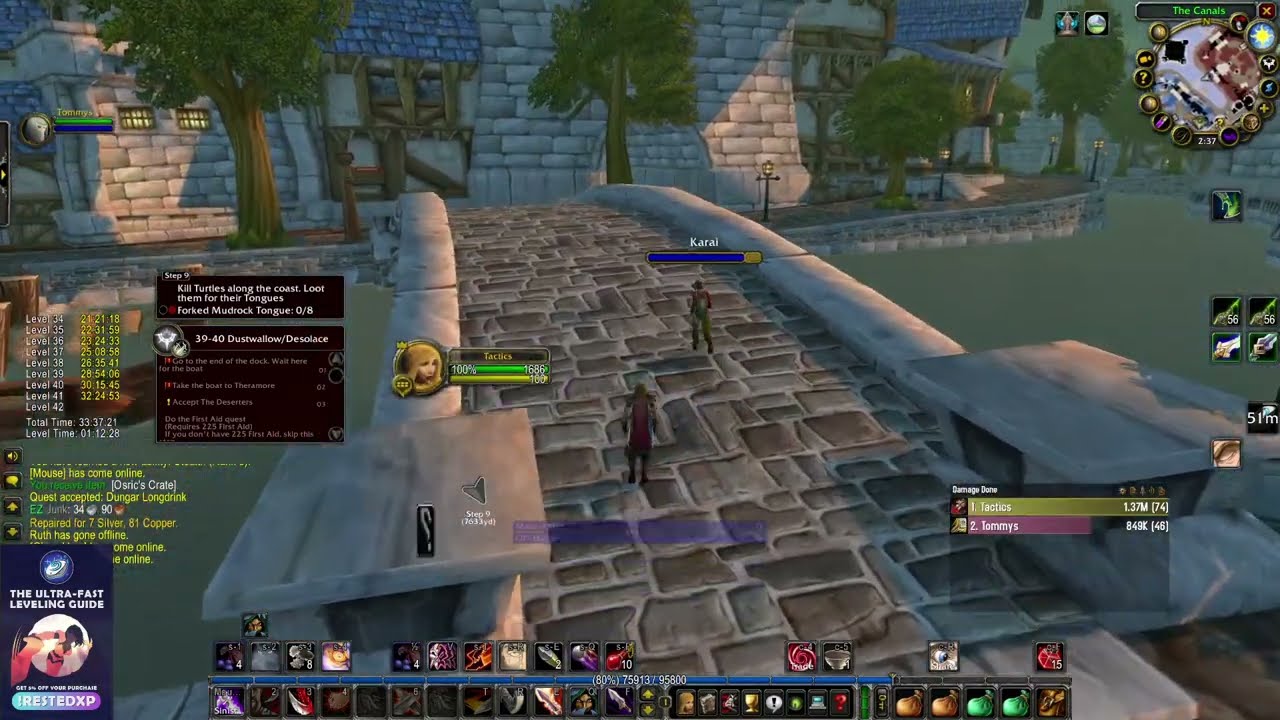 World first hardcore 60 - Classic WoW SoM --- Level 41-45