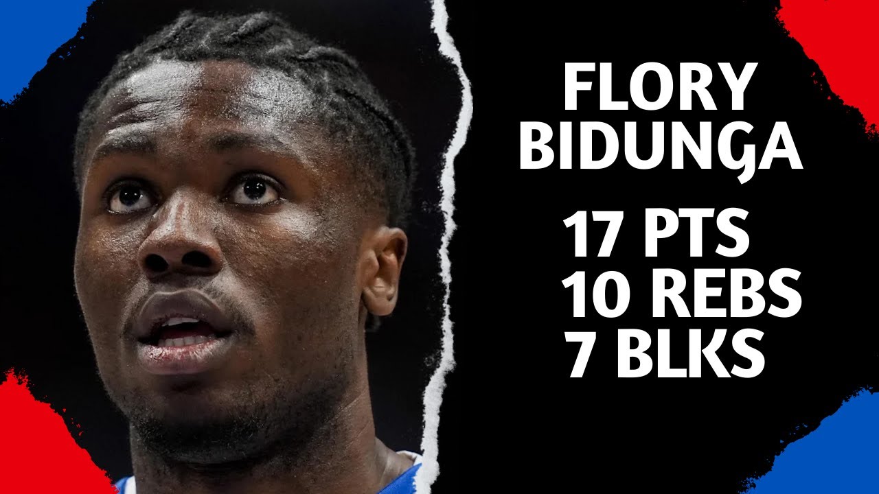 Flory Bidunga Highlights vs. Utah | 2/7/26 | 17 Pts, 10 Rebs, 7 Blks