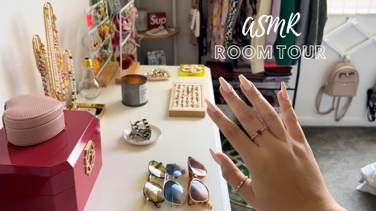 ASMR BEDROOM TOUR ✨🍄🌈💗