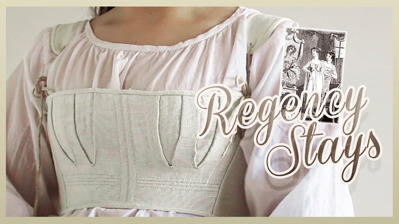 Making Regency Short Stays by Hand | linen, corset-making, and backstitching