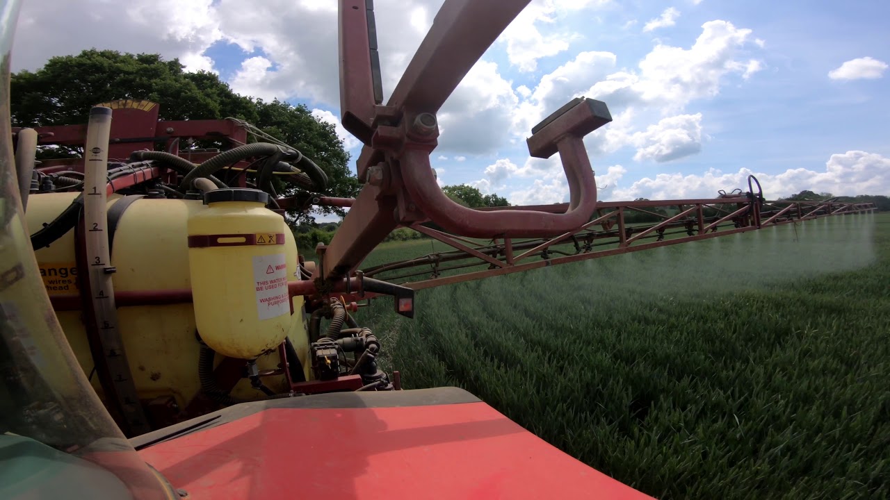 Spraying Wheat