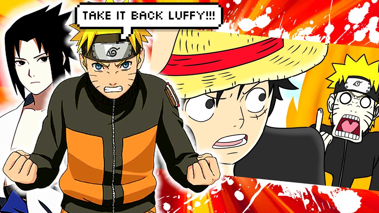 Naruto and Sasuke React to NARUTO VS LUFFY @Pushy.
