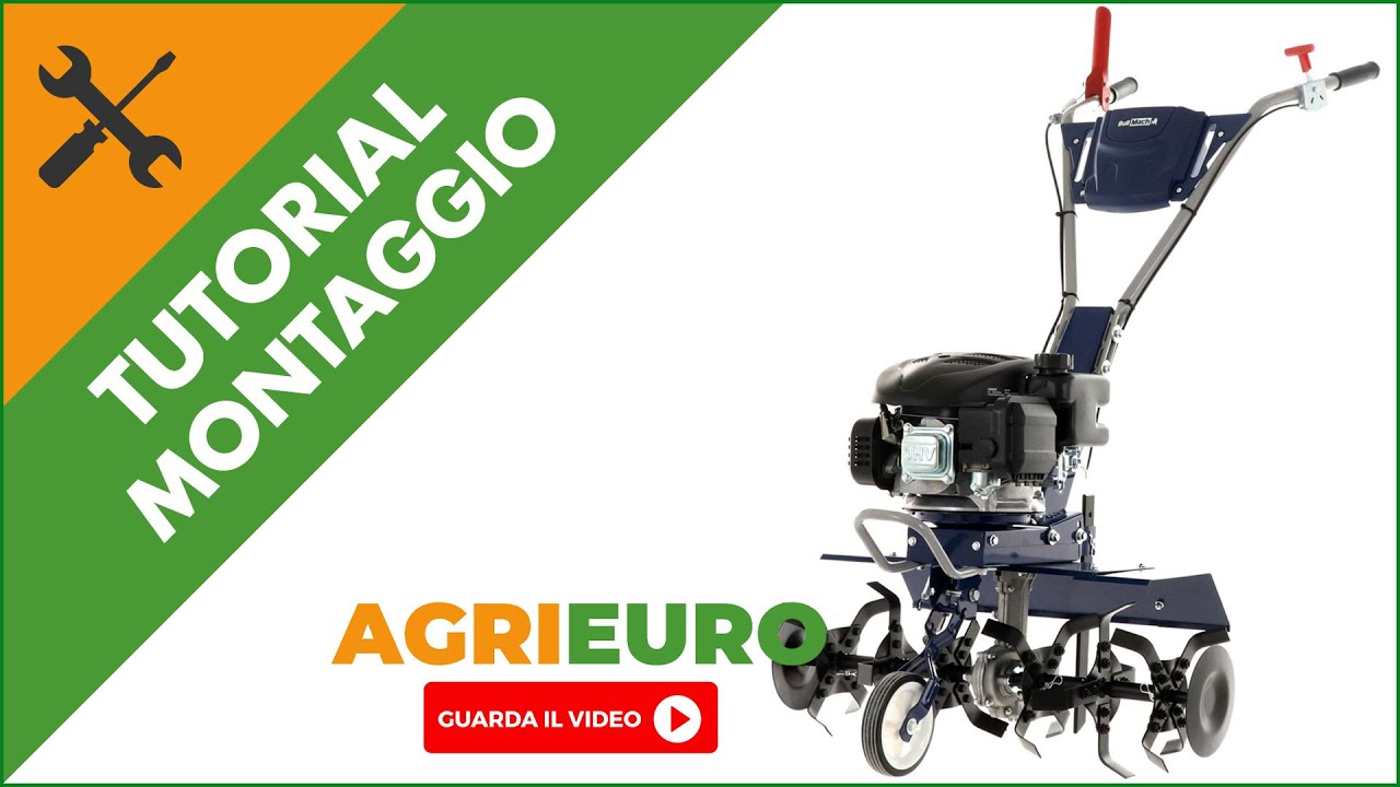 Motozappa BullMach FLORA 60: guida completa al montaggio del prodotto