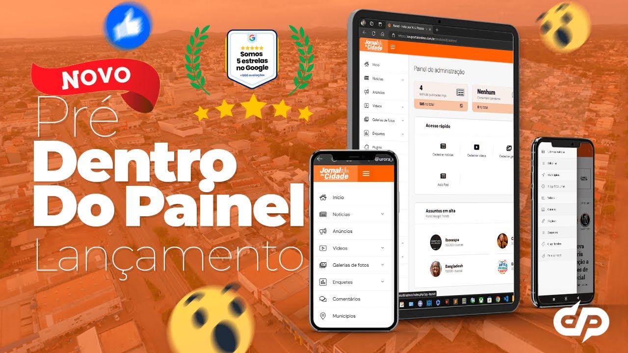 GERENCIADOR DE CONTEÚDOS ▷ PORTAL DE NOTICIAS 100% em PHP com NOTÍCIAS AUTOMÁTICAS