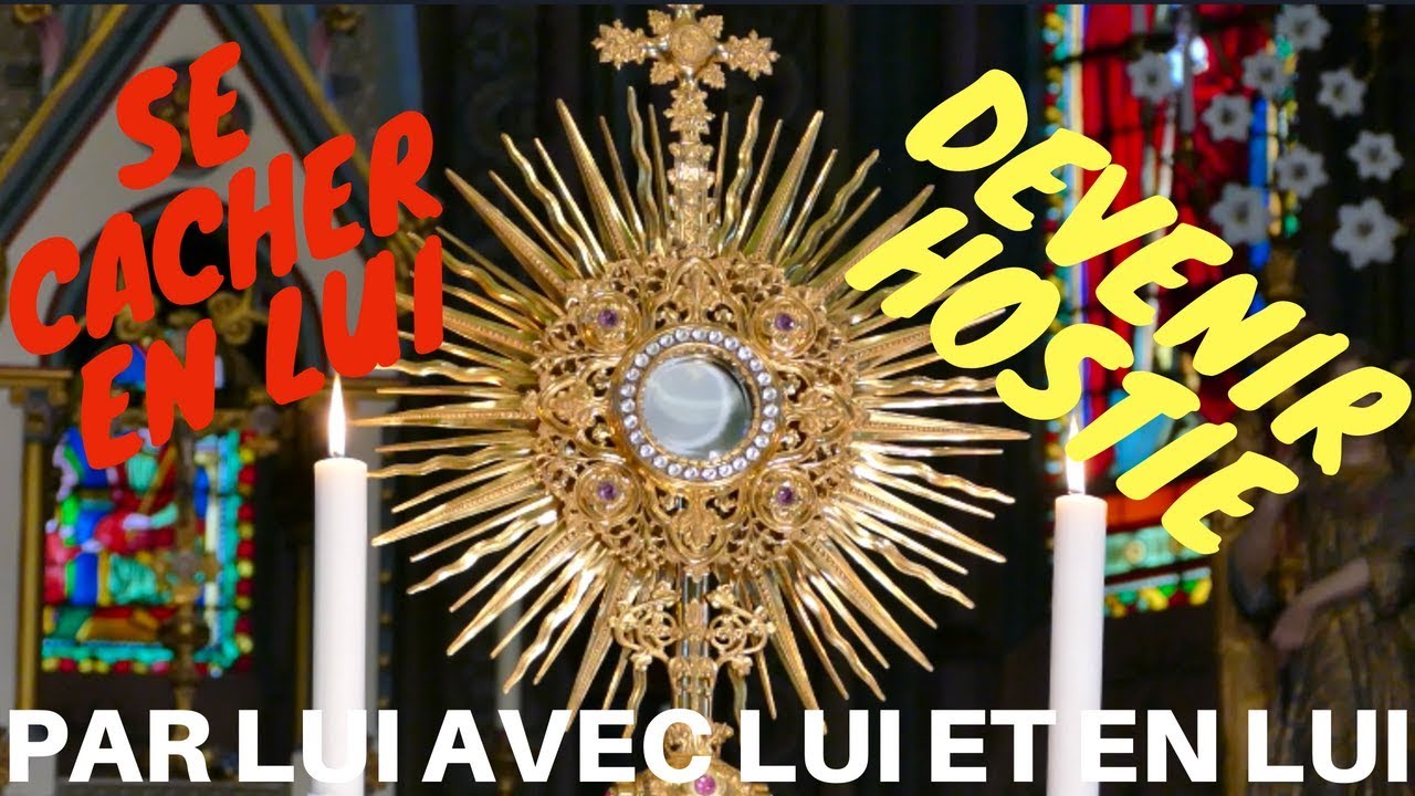 ADORER JÉSUS DANS L'HOSTIE? OUI,  MAIS ON FAIT QUOI? PEUT ON NOURRIR JÉSUS?