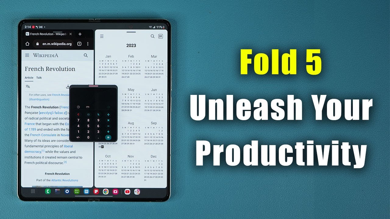 Samsung Galaxy Z Fold 5 - Multi-Tasking Guide (Tips and Tricks)