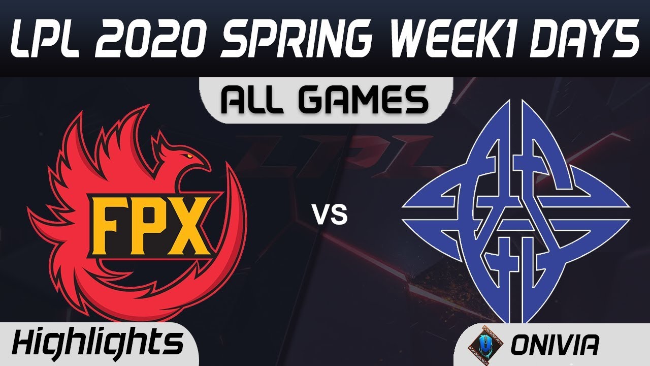 FPX vs ES ALL GAMES Highlights LPL Spring 2020 W1D5 FunPlus Phoenix vs eStar LPL Highlights 2020 by