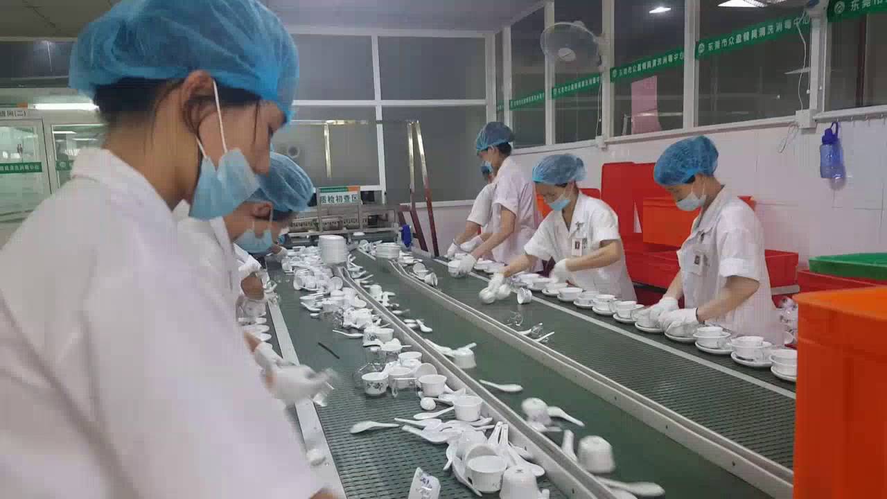 霖森洗碗机流水线设备