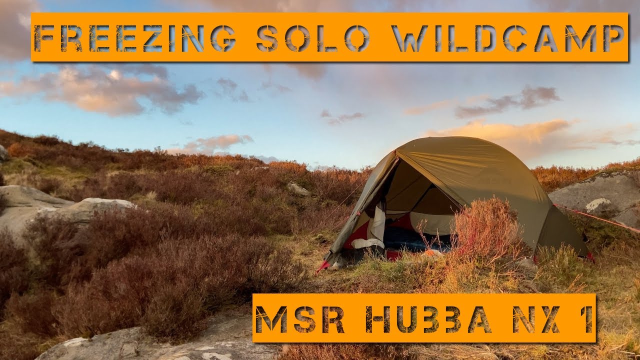 Freezing Solo Wildcamp | MSR Hubba NX | 2021