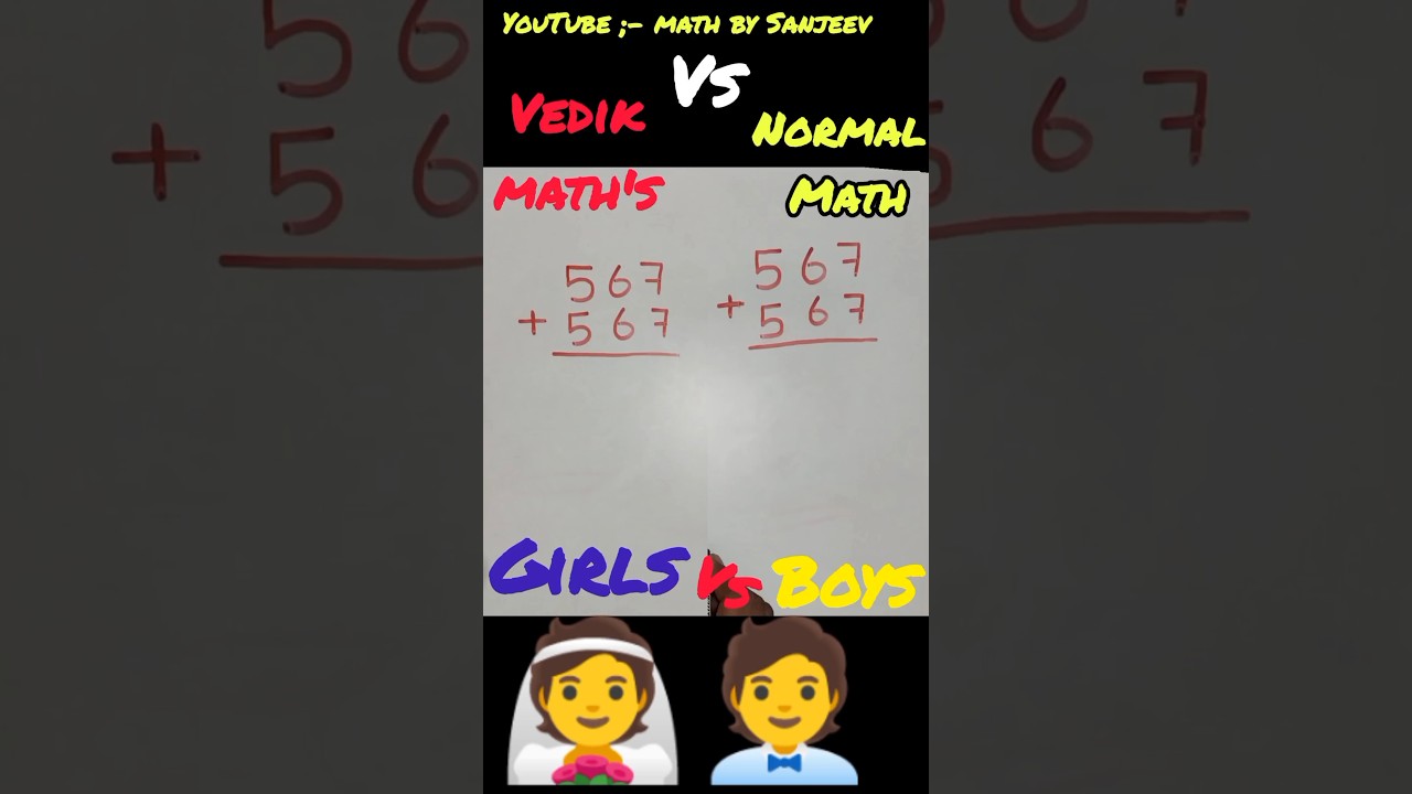Class 10 Maths Chapter 1 | Real Numbers | Girls Vs Boy #trending  #fun  #mathschallenge #shorts