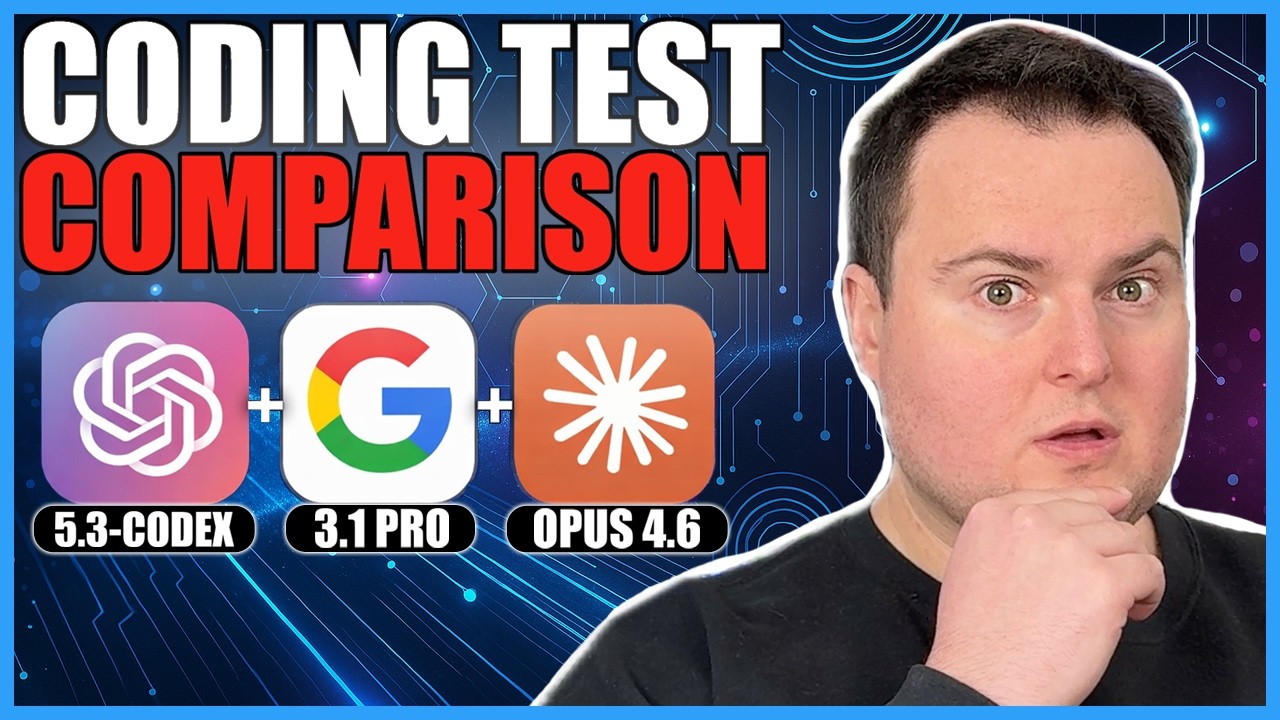 Gemini 3.1 Pro vs GPT-5.3 Codex vs Claude Opus 4.6 – Ultimate Coding Comparison