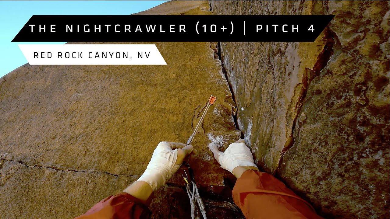The Nightcrawler (10+) Pitch 4 | POV Multi-pitch Trad Climbing