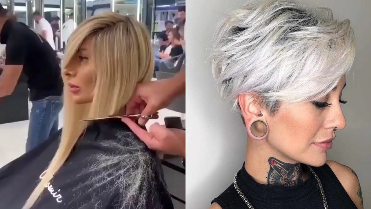 Cheveux court / mi-Long pour femme 💇‍♀️ idées de coiffure tendance