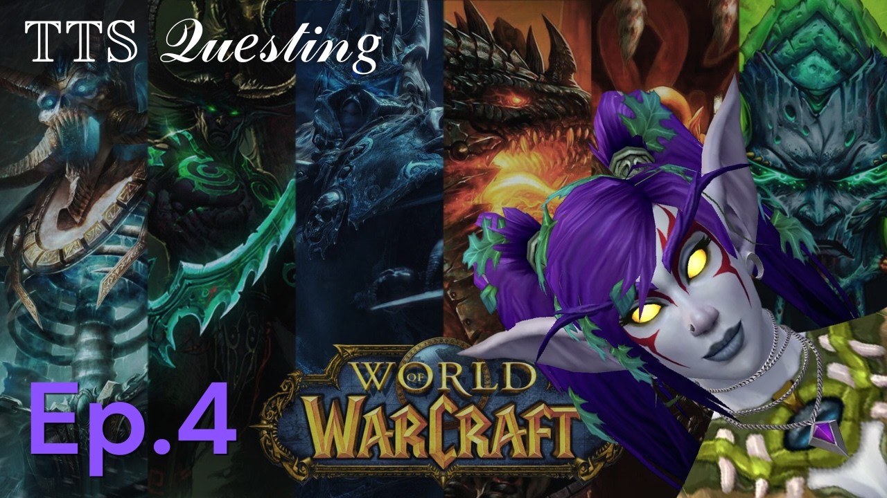 Playing World of Warcraft | TTS Quest Story | Night Elf Druid
