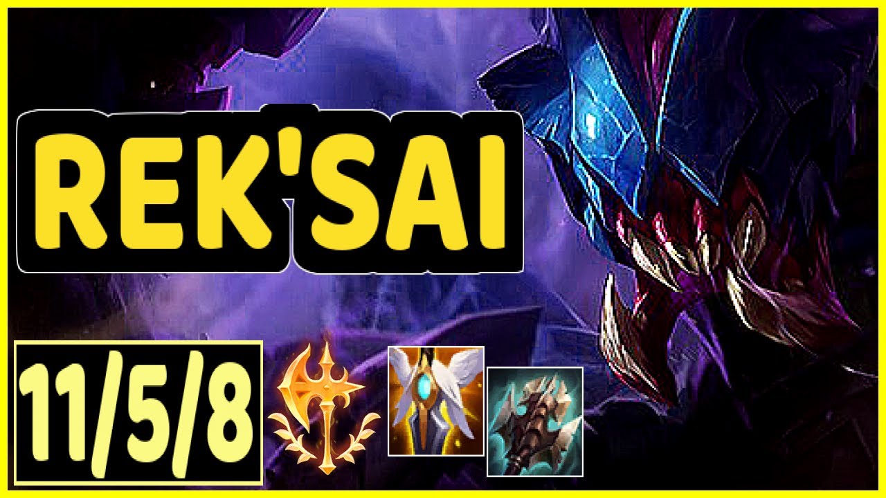 REK'SAI VS JAX - 11/5/8 KDA JUNGLE GAMEPLAY EMERALD I