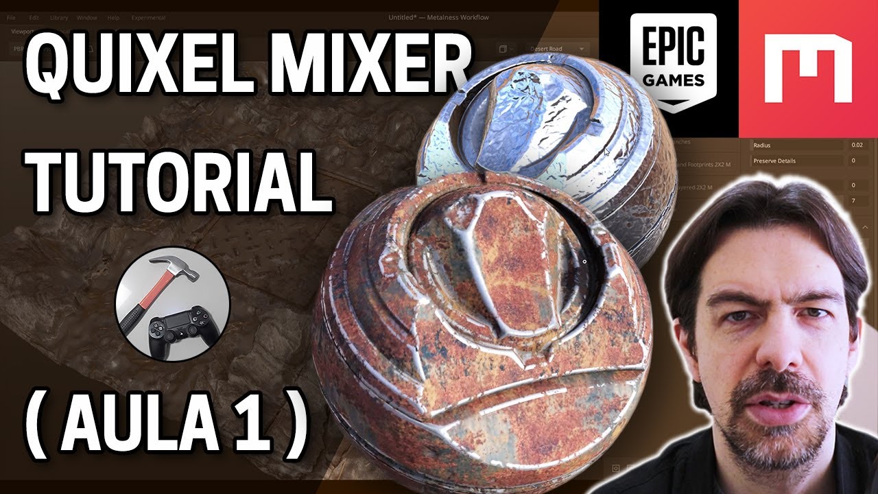 Quixel Mixer Tutorial (Aula 1)