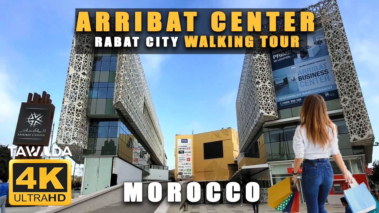 ARRIBAT CENTER & Agdal district streets (Rabat - Morocco 4K UHD)