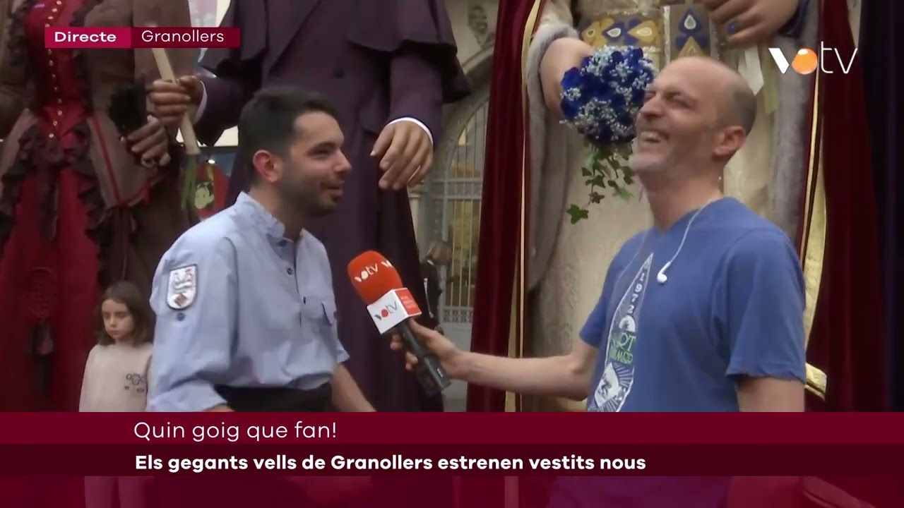 VOTV - Els gegants vells de Granollers estrenen vestits nous