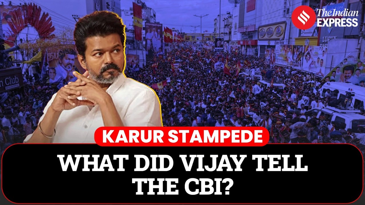 Actor Vijay Told CBI TVK Not Responsible in Karur Stampede Case: Sources