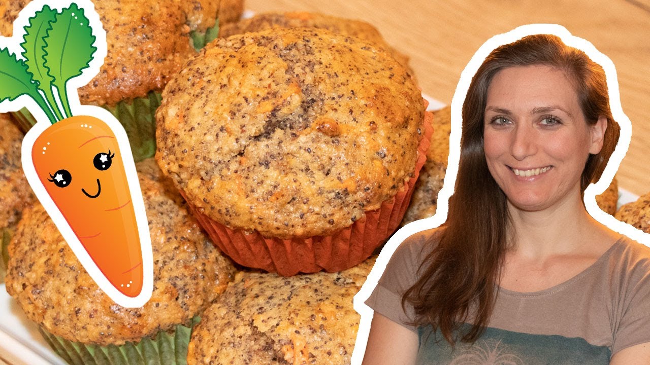 Gesunde Karotten-Haselnuss-Muffins