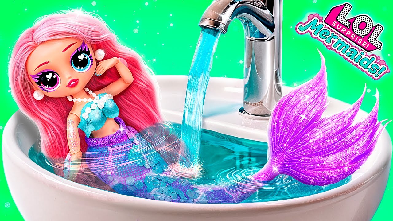 The Little Mermaid Growing Up! DIYs for LOL Surprise