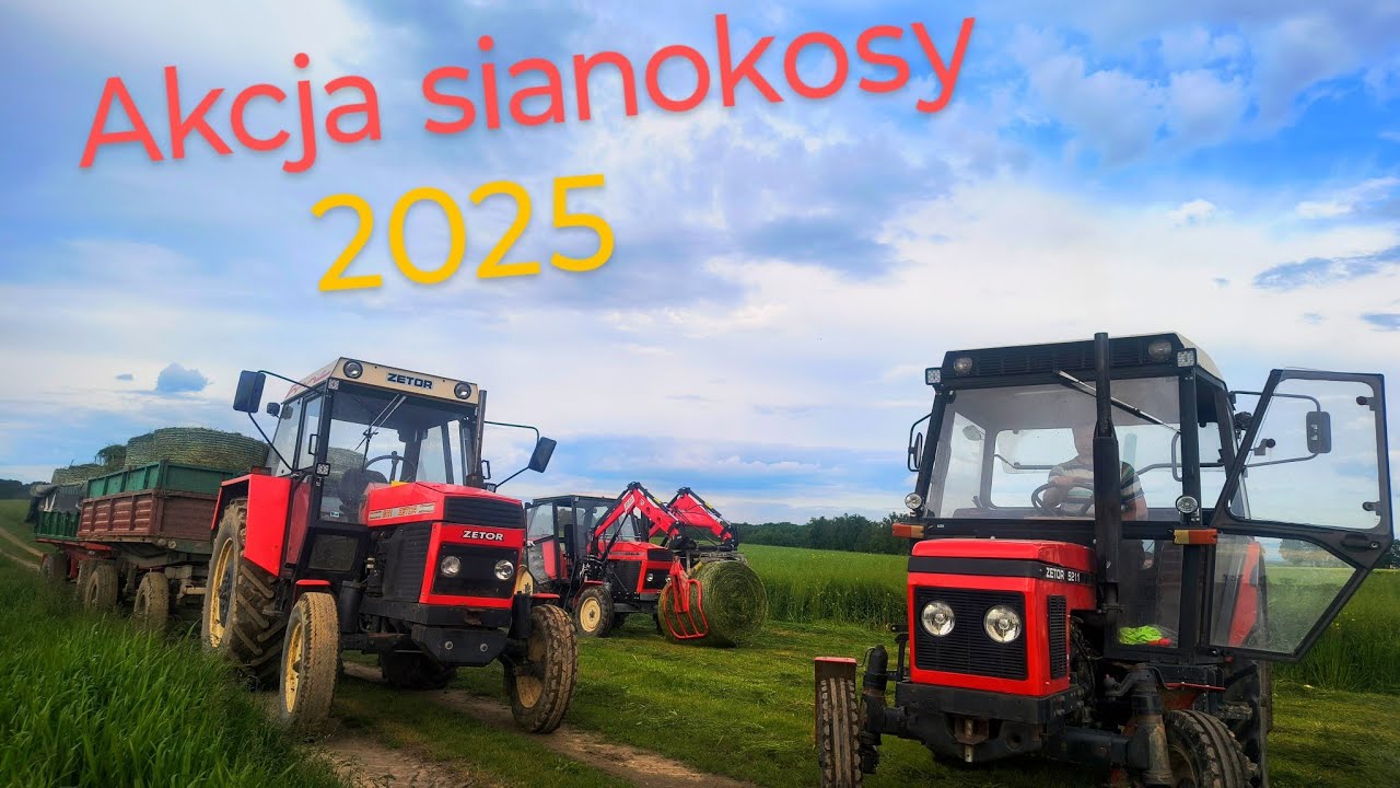Akcja sianokosy 2025🚜🔥 1 pokos za nami 🤙😎Zetor & Ursus i New Holland w akcji😱🇵🇱
