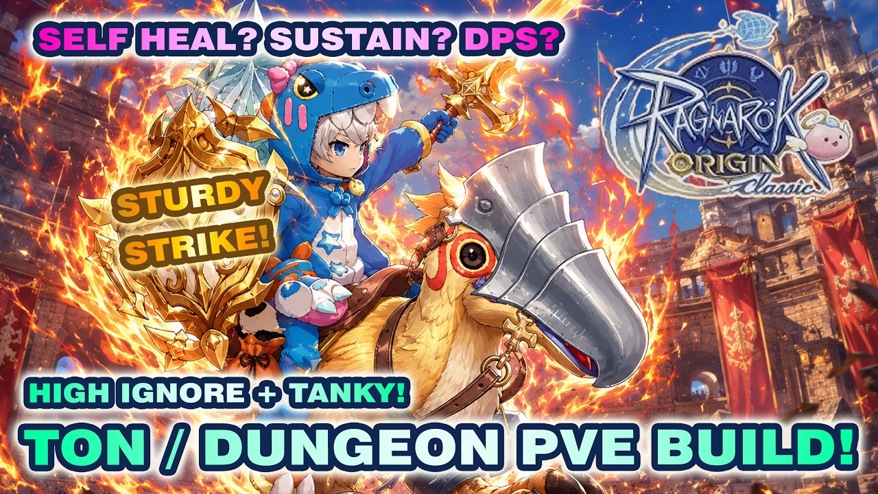 ROO CLASSIC &mdash; БИЛД LORD KNIGHT ДЛЯ ПОДЗЕМЕЛИЙ YMIR! ВЕРСИЯ PVE ОТ CRAZYDOLL!