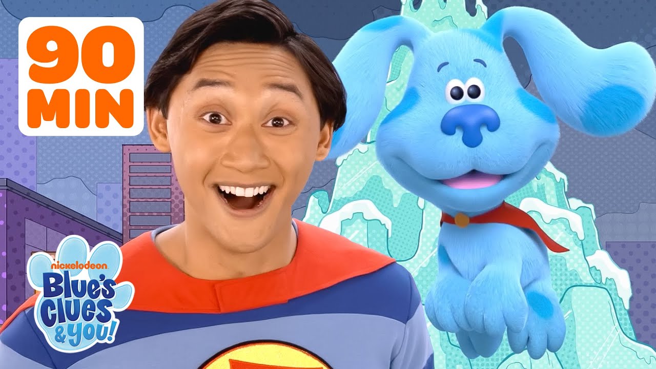 90 Minutes of Blue & Josh Being SUPER HEROES! 🦸 | Blue's Clues & You!
