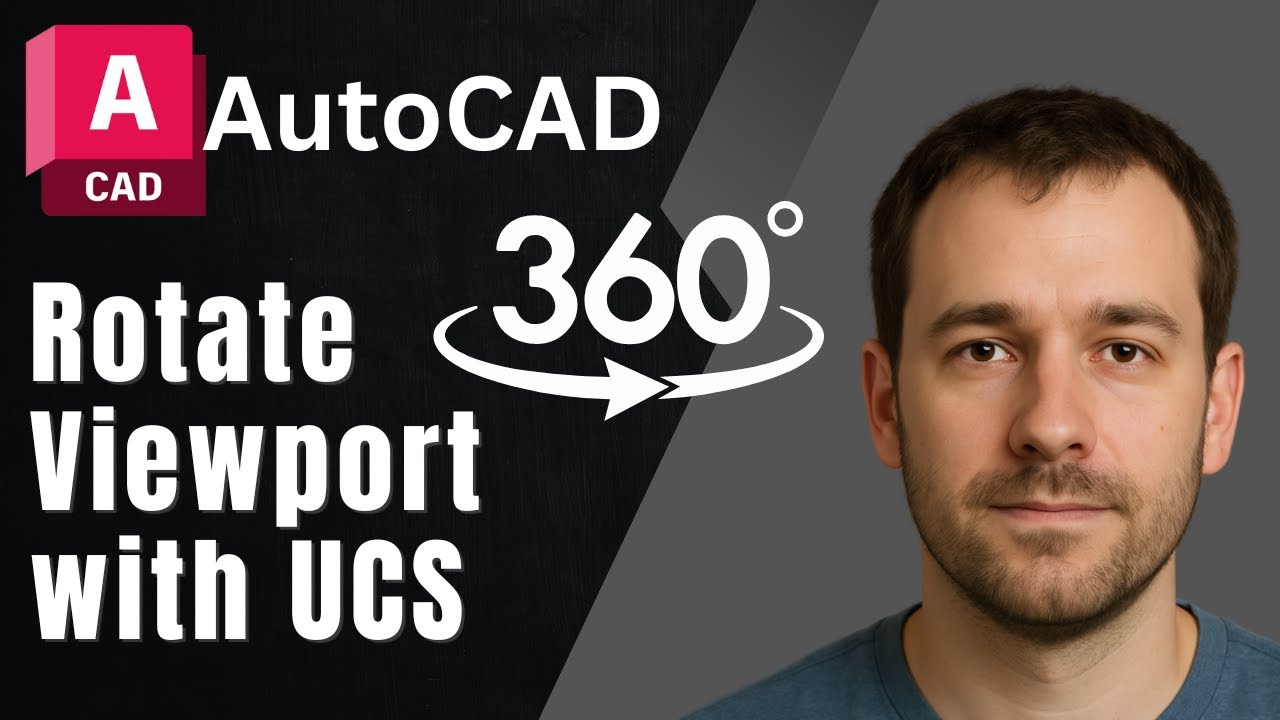 AutoCAD: Как повернуть чертеж с использованием ПСК на видовом экране макета (учебное пособие 2025...