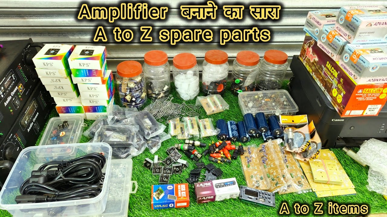 Amplifier Banane Ka SARA Samaan 🔥 A to Z Spare Parts | Amplifier Making A to Z Items | Wholesale  